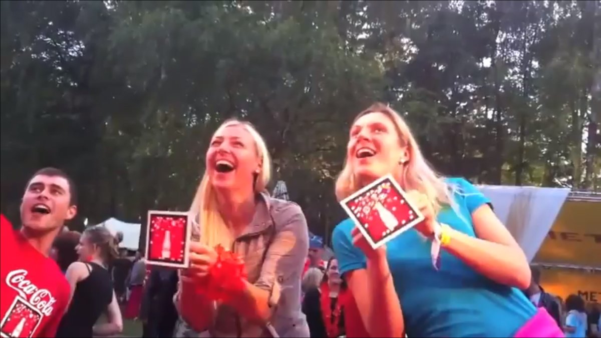 Coca-Cola – Laiendatud reaalsus @ Positivus 2012