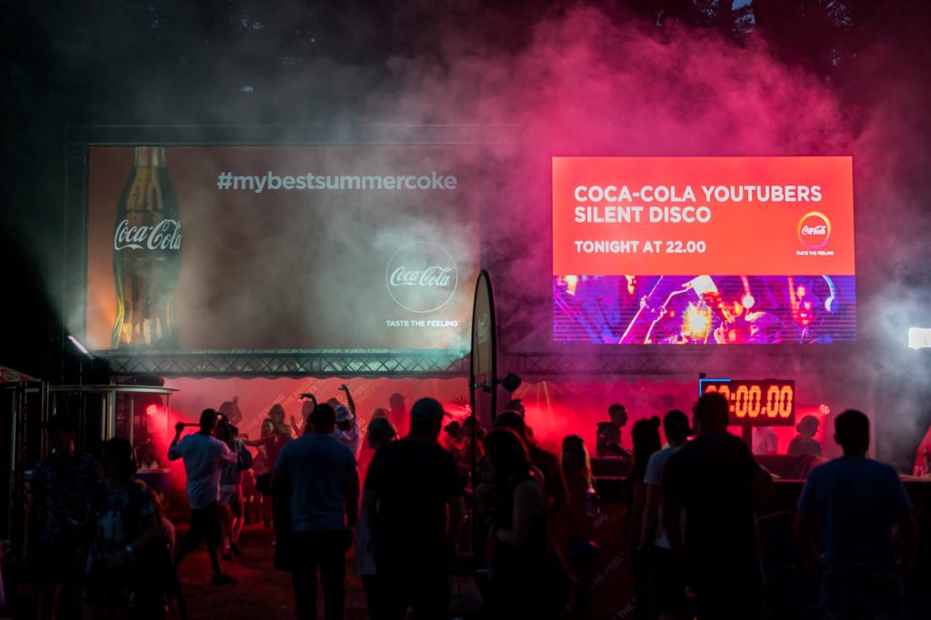 Coca-Cola #mybestsummercoke at summer festivals 2018